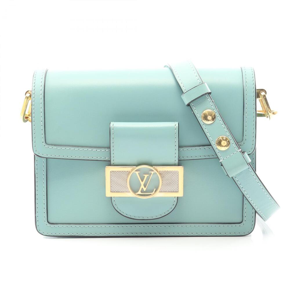 Louis Vuitton Dauphine Shoulder Bag Leather Green
